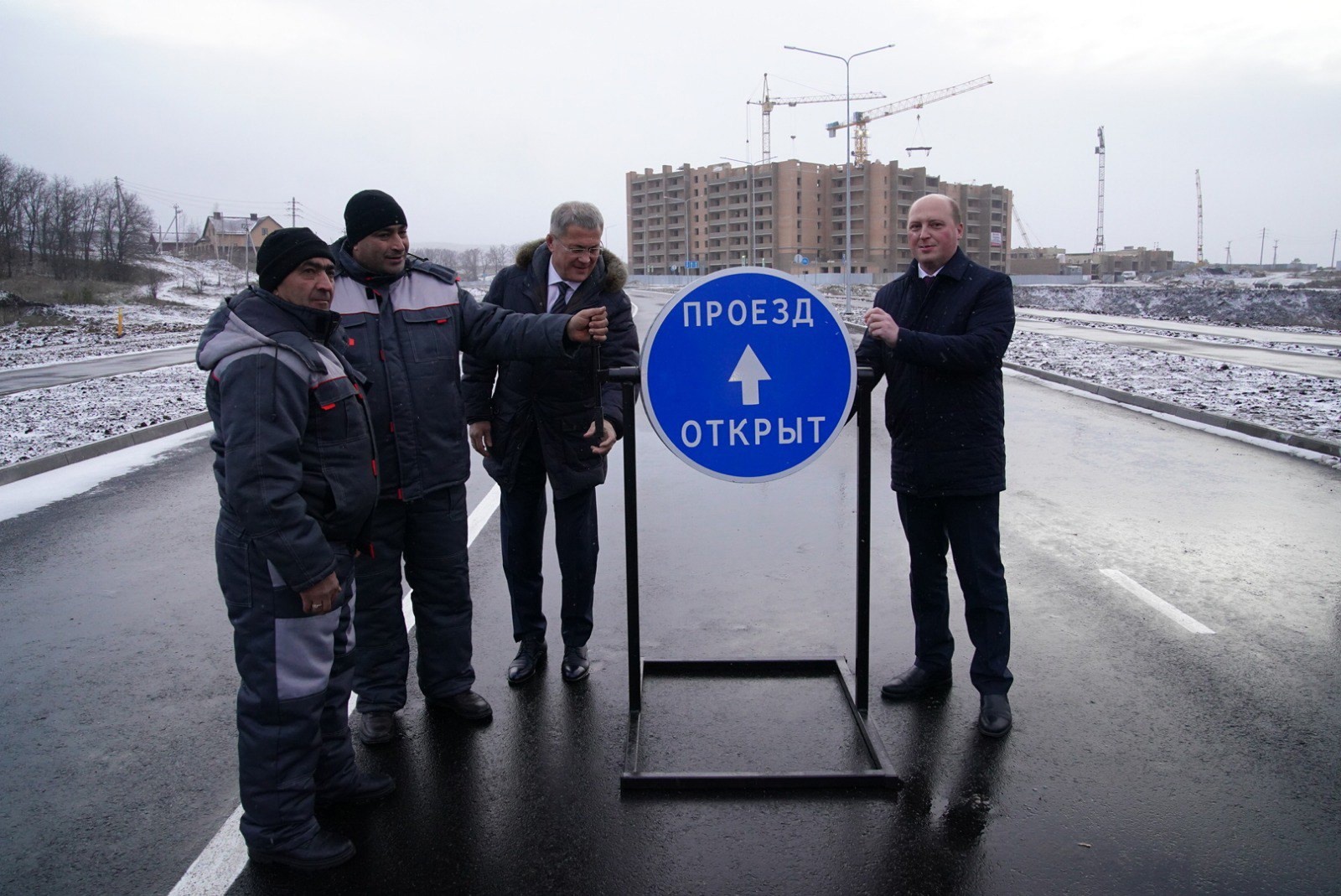 В Октябрьском с рабочим визитом побывал Глава Башкортостана Радий Хабиров